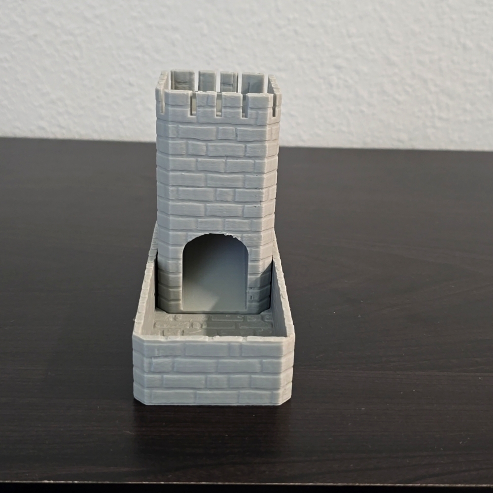 D&D dice tower and tray